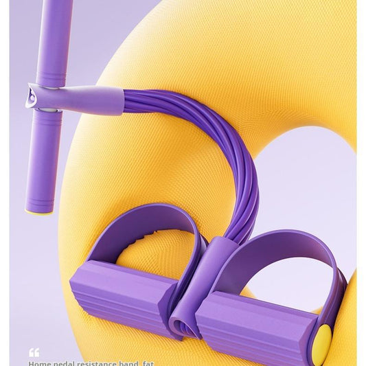 Transform Your Core and Legs with the Heavy Duty 6-Strand Abdominal Crunch Machine - Perfect for Home Workouts and On-the-Go Fitness!