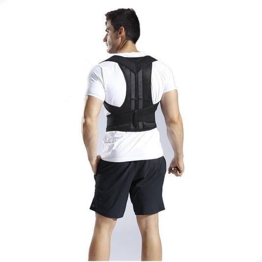 Ultimate Lumbar Posture Correction Vest with Adjustable Support Straps & Neck Stretching Feature